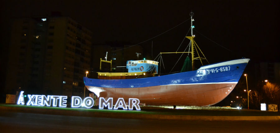 ‘Inaugurada’, este sábado por la noche, la rotonda del barco de Coia