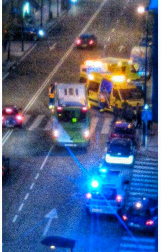 Herido al ser atropellado por un autobús en Fragoso