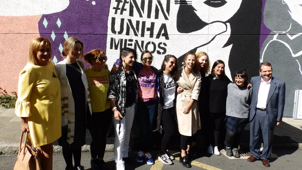 Inaugurada ‘Expostas’ unha nova medianeira obra de Vanessa Álvarez, no Pavillón do Berbés