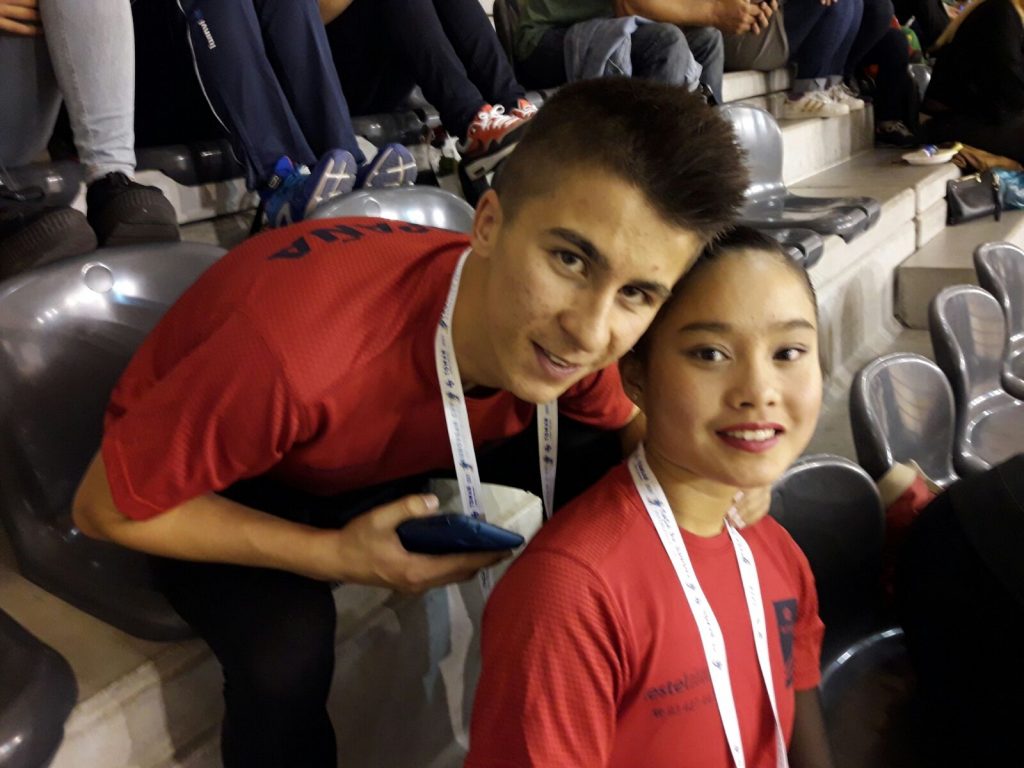 Alba Lishi Barbosa e Albino José Estévez, do Clube Patinaxe Covelo, Campións de Europa de patinaxe artÃstica