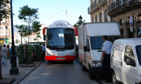 Autobus atascado