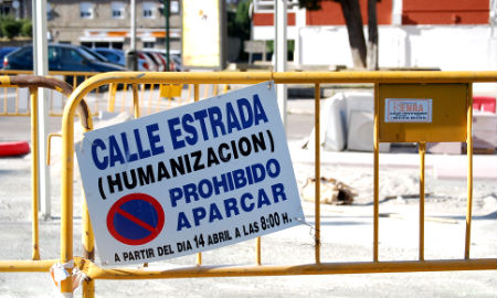 Obras de humanización en Rúa Estrada (Coia)