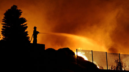 Incendio en la cordelería (Xurxo)