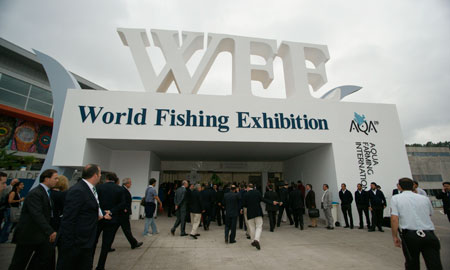 Entrada a la World Fishing Exhibition
