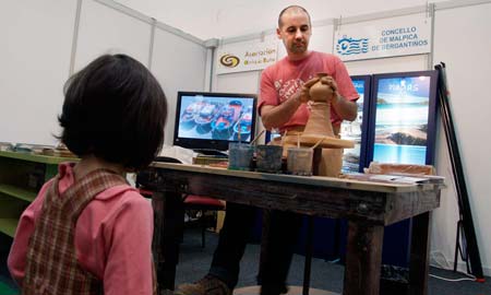 La artesanía de Malpica, en directo en ExpoGalaecia.