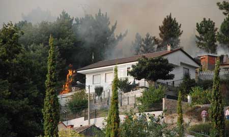 fuegocamos Incendio en Nigrán hace unas semanas