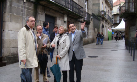 Inauguración das rúas do Casco Vello