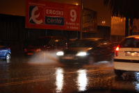 Llega la lluvia y el viento