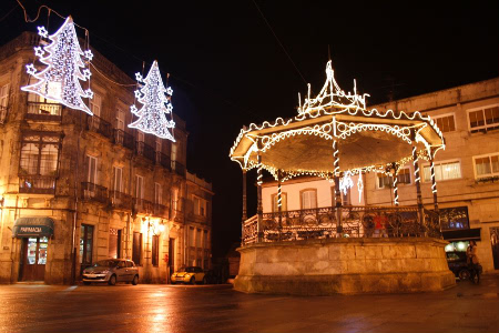 Alumeado de Nadal en Tui.