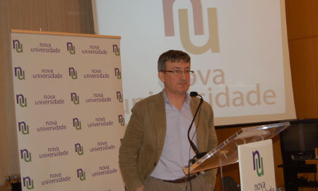 Jaime Cabeza na presentación da súa candidatura