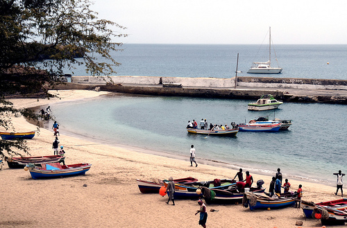 Illa de Santiago en Cabo Verde.