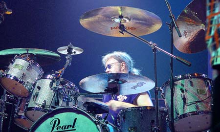 El batería de Deep Purple, Ian Peace.