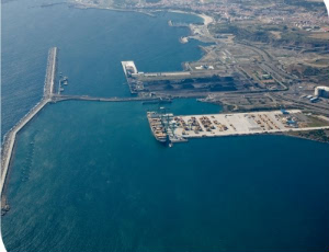 Puerto de Sines, en Portugal.