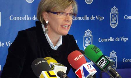 A concelleira de Benestar Social, María Méndez.