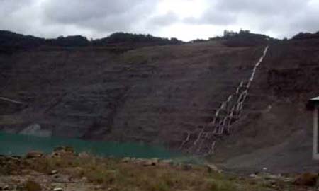 A mina de Meirama, en Cerceda.