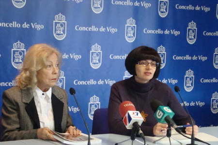 Iolanda Veloso e María Xosé Queizán.