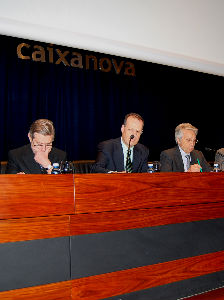 ültima asamblea general de Caixanova, celebrada hace unas semanas en Vigo