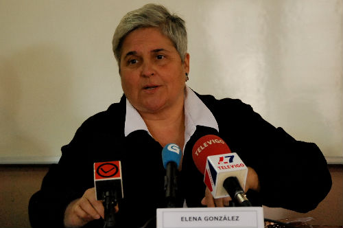 Elena Gonzñález, presidenta dela Federación de Asociaciones de Veciños de Vigo