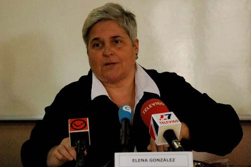 La actual presidenta de la Favec, Elena González. Foto: Tresyuno Comunicación.