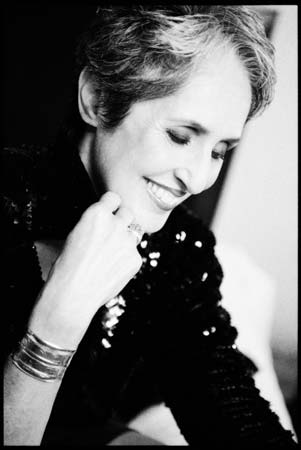 La cantante norteamericana Joan Baez.