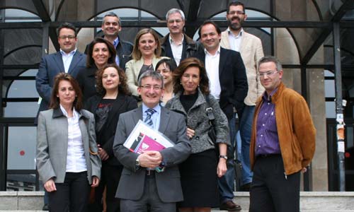 Jaime Cabeza presentó su candidatura en el campus de Ourense.