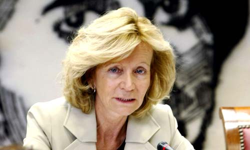 La ministra de Economía, Elena Salgado.