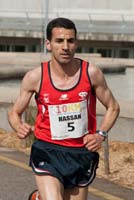 O atleta marroquí Hassan Lekhili.