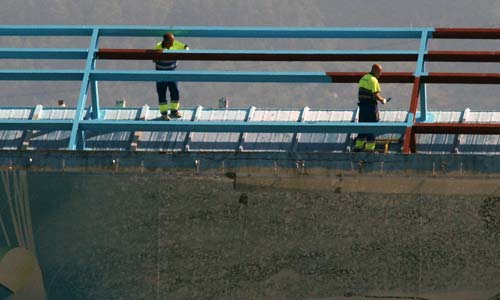 La construcción es el único sector en el que no han aumentado los accidentes laborales.