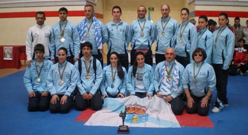 A selección galega acadou 10 medallas no Open Sánche Élez de Leganés.