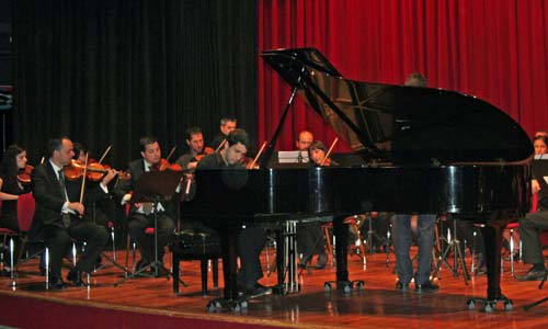 Rafael Gómez, durante la final.