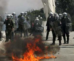 Huelga en Grecia