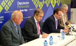 La presentación de la III Copa Diputación de Fútbol.