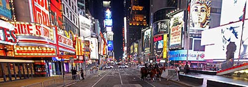 La céntrica y turística Times Square fue desalojada.