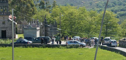 Entierro del niño muerto en Pazos de Borbén. Foto: Tresyuno Comunicación