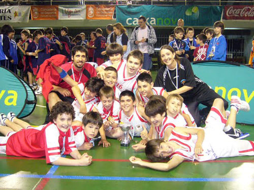 O Ferrol C.B., campión masculino.