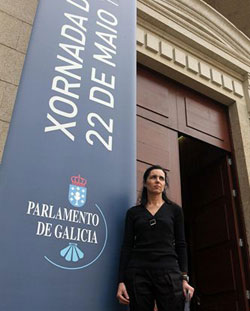 Jornada de puertas abiertas en el Parlamento gallego.