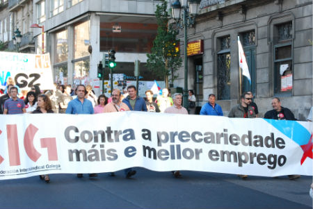 Manifestación CIG Vigo/Tresyuno Comunicación