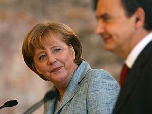 Merkel y Zapatero