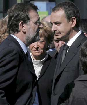 Rajoy y Zapatero