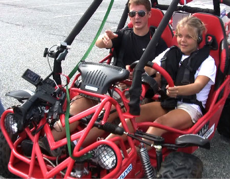 El buggy que incorpora la nueva tecnología que permite que un ciego lo conduzca