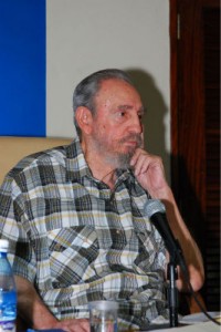 Fidel, hace unos días en un medio de comunicación cubano