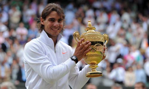 Nadal, tras ganar en Londres. Foto: M. Hangst (AELTC)