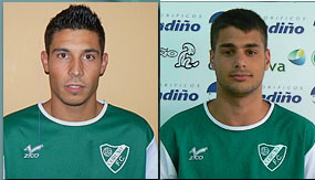 Pablo Valle e Kuka son dous dos xogadores que estarán na selección. Fotos: Coruxo FC.