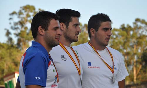 El podium de la categoría Home Senior C1.