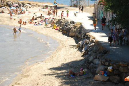 Praia da Punta, esta mañana