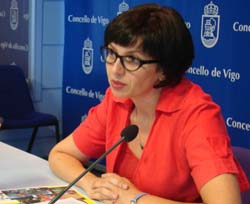 A concelleira de Normalización Lingüística, Iolanda Veloso. A concelleira de Normalización Lingüística, Iolanda Veloso.