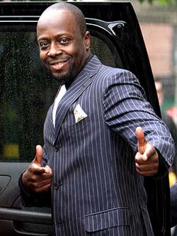 El cantante haitiano Wyclef Jean.