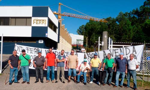 Una de las protestas de los trabajadores.