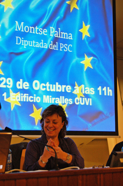 A deputada do PSC Montse Palma.