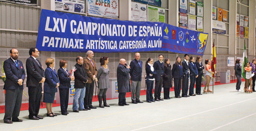 LXV Campeonato de España de patinaje artístico en Covelo.